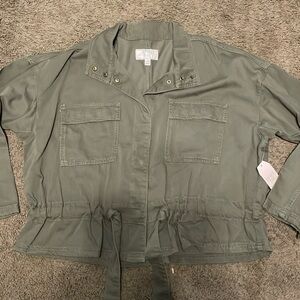 Time and Tru military gr utility jacket